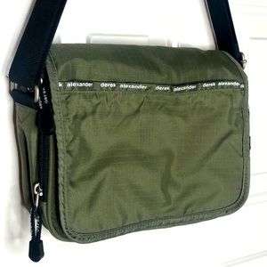 Derek Alexander Green Shoulder Crossbody Bag